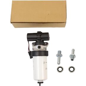 BCXFORK Fuel Pump & Filter Assembly 87802202 87802203 87802238 fits for Case Loader LS180 LS190 LX865 New Holland LS180 LB110 LB115 6610S 6810S 7610S TB120 TB80 TS100