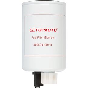 GETOPAUTO 400504-00115 400504-00115A 40050400115 40050400115A Fuel Filter Element Compatible with Doosan Excavator DX55-5 DX55W-5