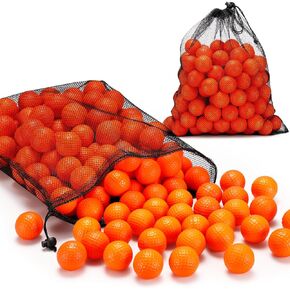 200 Pcs Foam Golf Practice Balls Bulk Foam Golf Balls for Golf Practice Realistic Feel Limited Flight Training Balls Soft Practice Golf Balls for Outdoor Swing Indoor Backyard Training
