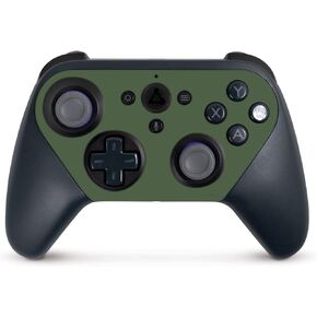 MightySkins Skin Compatible with Amazon Luna Controller - Solid Olive | Protective, Durable, and Unique Vinyl Decal wrap Cover | Easy to Apply, Remove, and Change Styles | Made in The USA