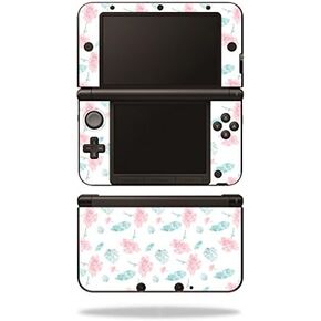 MightySkins Skin Compatible with Nintendo 3DS XL Original (2012-2014 Models) Sticker Wrap Skins Flower Power White
