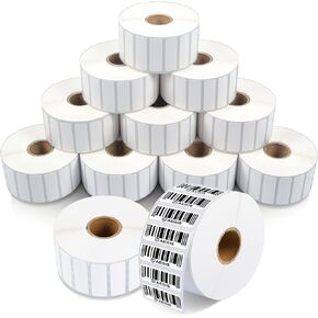 Aegis Adhesives - 4" X 1.5" Direct Thermal Labels for Printing Barcodes, Address, Perforated & Compatible with Rollo, Zebra, & Other Desktop Label Printers (10 Rolls, 900/Roll)
