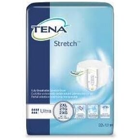 MCK61393101 - Adult Incontinent Brief TENA Stretch Ultra Tab Closure 2X-Large Disposable Heavy Absorbency