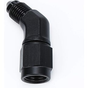 AC PERFORMANCE Aluminum -6 AN AN6 Male To Female 45 Degree Elbow Swivel Hose Fitting Adapter, Blue