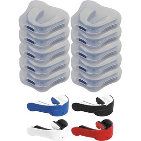 Ringside Reflex Mouthguard (10 Pack), Black/White, One size