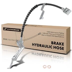 A-Premium Front Passenger Brake Hydraulic Hose Compatible with Chrysler, Dodge and Plymouth Models - Voyager/Grand Voyager 2000, Town & Country/Caravan/Grand Caravan 1996-2000 - Replace# 4797620AC