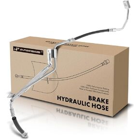 A-Premium Front Driver Brake Hydraulic Hose Compatible with Select Dodge Models - Dakota 1997-2002, Durango 1999-2002, RWD - Replace# 52008981AC
