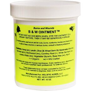B & W (Burn and Wound) Ointment, 16 Oz. Container by B&W