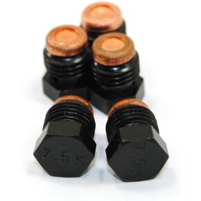 Guerrilla Air 7.5k Burst Disk for 4500 psi Regulators - Black 5 Pack