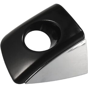 Motoforti Exterior Door Handle, Cover Door Handle Cover End Cap, for Audi A6 Quattro 2011-2016, Plastic, 4H1837879B, Black