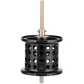 VGEBY Fishing Reel Spool, Aluminum Fishing Round Bearing Reel Spool for PMAX3/BMAX3/SMAX3 Casting Reels(Black) Fishing Tools and Accessories