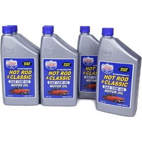 Lucas Oil 10688 Hot Rod & Classic Car SAE 10W-40 Motor Oil - 1 Quart (Pack of 6)