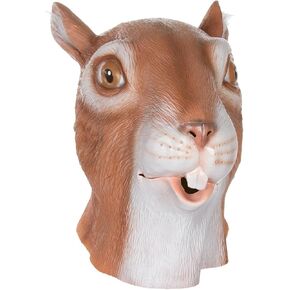 Halloween Party Costume Latex Squirrel Mask by Capital Costumes