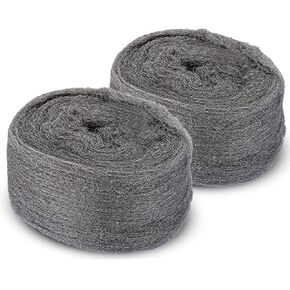 Steel Wool Mice Control Pads Steel Wool Rodent Barrier Kit Steel Wool for Rodent Control Gap Blocker Fill Fabric for Holes Holes/Siding/Pipeline/Vents 4 Pack