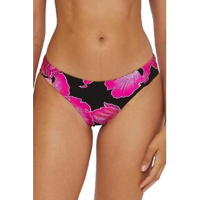 Trina Turk Women's Standard Fleury Shir Hipster Bikini Bottom, Floral Print, Cheeky Coverage, Swimwear Separates