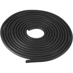 uxcell Foam Rubber Seal Weather Strip 5mm Diameter 3 Meters Long Black