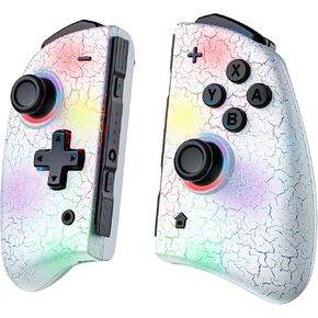 وحدة تحكم NexiGo Joypad (بدون Deadzone) متوافقة مع Switch/Switch OLED، وحدات تحكم Joypad مع الاهتزاز، Turbo، رسم الخرائط وإضاءة LED، بديل لمفتاح Joypad (الغلاف الجوي) in Kuwait