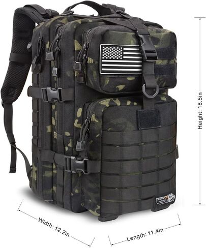 Military Tactical Backpack, Hydration Back Pack, 3 Day Assault Pack, Camping Rucksack with ISO Standard, 42L in Saudi Arabia