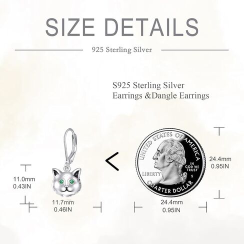 SHEAISRS Butterfly/Cat/Dog 925 Sterling Silver Women's Cute Animal Earrings Hypoallergenic Cute Puppy Earrings Teenage Girls Animal Earrings Stud Earrings Jewelry Gift for Daughter in Saudi Arabia