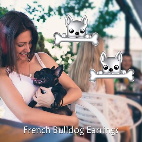 SHEAISRS Butterfly/Cat/Dog 925 Sterling Silver Women's Cute Animal Earrings Hypoallergenic Cute Puppy Earrings Teenage Girls Animal Earrings Stud Earrings Jewelry Gift for Daughter in Saudi Arabia