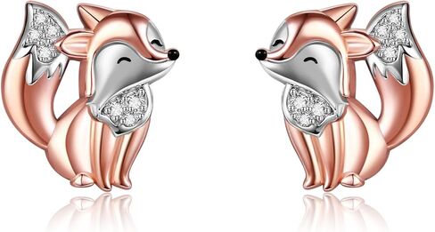 SHEAISRS Butterfly/Cat/Dog 925 Sterling Silver Women's Cute Animal Earrings Hypoallergenic Cute Puppy Earrings Teenage Girls Animal Earrings Stud Earrings Jewelry Gift for Daughter in Saudi Arabia