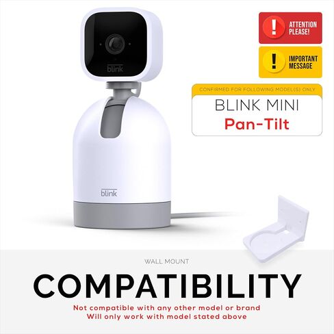 حامل جداري بدون براغي لكاميرا Blink Mini Pan Tilt، حامل سهل التركيب، بدون فوضى، حامل VHB قوي مع خيار المسمار in Saudi Arabia
