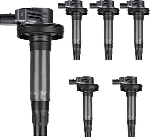 حزمة ملف الإشعال DWVO متوافقة مع Ford Edge Explorer Flex Fusion Taurus - Lincoln MKS MKT MKX MKZ - Mazda 6 CX-9 - Mercury Sable 3.5L 3.7L V6 - مجموعة من 6 (لا تناسب التوربو) in Saudi Arabia