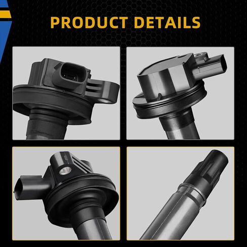 حزمة ملف الإشعال DWVO متوافقة مع Ford Edge Explorer Flex Fusion Taurus - Lincoln MKS MKT MKX MKZ - Mazda 6 CX-9 - Mercury Sable 3.5L 3.7L V6 - مجموعة من 6 (لا تناسب التوربو) in Saudi Arabia