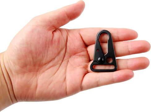 12 Sets Tactical Snap Hooks - 1" Heavy Duty Keychain Clips for Paracord, Necklaces,Car Key,Outdoors Bag Backpack,Molle Bags Accessories in Saudi Arabia