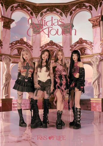KISS of Life Midas Touch 1st Single Album Contents+Photocard+Tracking Sealed KOL (Full Set(Photobook+4 Jewel+POCA)) in Saudi Arabia