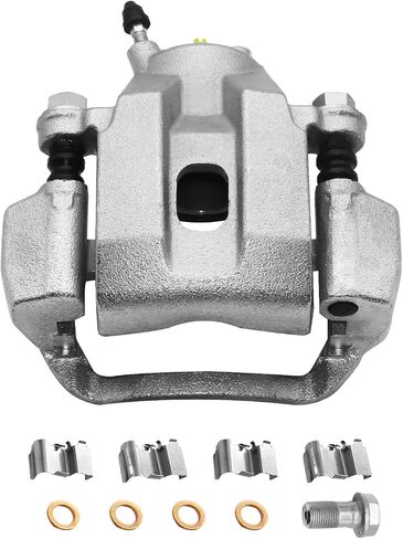 2x Brake Caliper with Bracket Front Driver and Front Passenger Side 19-B3198 & 19-B3199| Fits 2007-2018 Toyota Yaris 1.5L 2-Door & 4-Door, 2007-2018 Toyota Yaris-Front Left and Front Right in Saudi Arabia