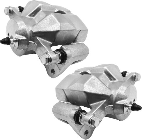 2x Brake Caliper with Bracket Front Driver and Front Passenger Side 19-B3198 & 19-B3199| Fits 2007-2018 Toyota Yaris 1.5L 2-Door & 4-Door, 2007-2018 Toyota Yaris-Front Left and Front Right in Saudi Arabia