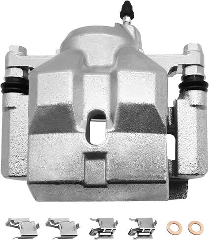 2x Brake Caliper with Bracket Front Driver and Front Passenger Side 19-B3198 & 19-B3199| Fits 2007-2018 Toyota Yaris 1.5L 2-Door & 4-Door, 2007-2018 Toyota Yaris-Front Left and Front Right in Saudi Arabia