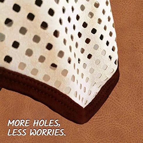 The Safer Baby Lovey | Breathable & Soft Security Blanket | Soft Blanket with Holes for Easy Breathing | Gender Neutral Snuggle Toy | Baby Gift for Newborns | Stuffed Plush Animal - 16x16 Inch (Pink) in Kuwait