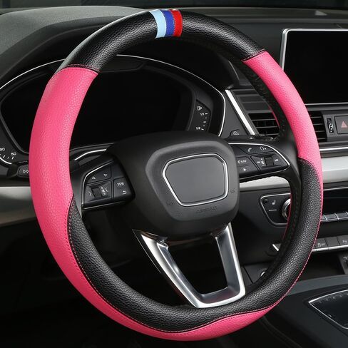 غطاء عجلة قيادة السيارة المخصص لسيارة BMW X1، X2، X3، X4، X5، X6، X7، i3، i4، i5،14.5-15 بوصة (بيج) in Saudi Arabia
