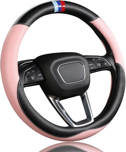 غطاء عجلة قيادة السيارة المخصص لسيارة BMW X1، X2، X3، X4، X5، X6، X7، i3، i4، i5،14.5-15 بوصة (بيج) in Saudi Arabia