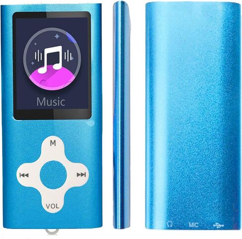 Mp3 Player,Music Player with a 16 GB Memory Card Portable Digital Music Player/Video/Voice Record/FM Radio/E-Book Reader/Photo Viewer/1.8 LCD in Kuwait