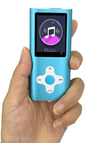 Mp3 Player,Music Player with a 16 GB Memory Card Portable Digital Music Player/Video/Voice Record/FM Radio/E-Book Reader/Photo Viewer/1.8 LCD in Kuwait