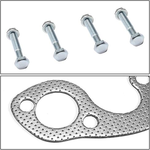 DNA Motoring GKTSET-DR96V10 Aluminum Exhaust Manifold Header Gasket Set Replacement,Metallic in Saudi Arabia