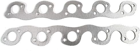 DNA Motoring GKTSET-DR96V10 Aluminum Exhaust Manifold Header Gasket Set Replacement,Metallic in Saudi Arabia