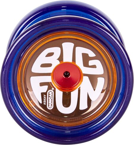 Duncan Toys Big Fun Yo-Yo [أزرق وبرتقالي]، مستوى احترافي غير مستجيب، محمل مقعر in Kuwait