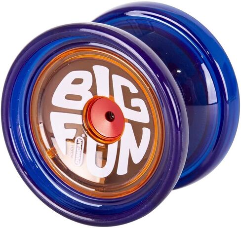 Duncan Toys Big Fun Yo-Yo [أزرق وبرتقالي]، مستوى احترافي غير مستجيب، محمل مقعر in Kuwait