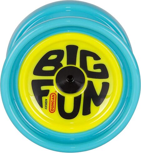 Duncan Toys Big Fun Yo-Yo [أزرق وبرتقالي]، مستوى احترافي غير مستجيب، محمل مقعر in Kuwait