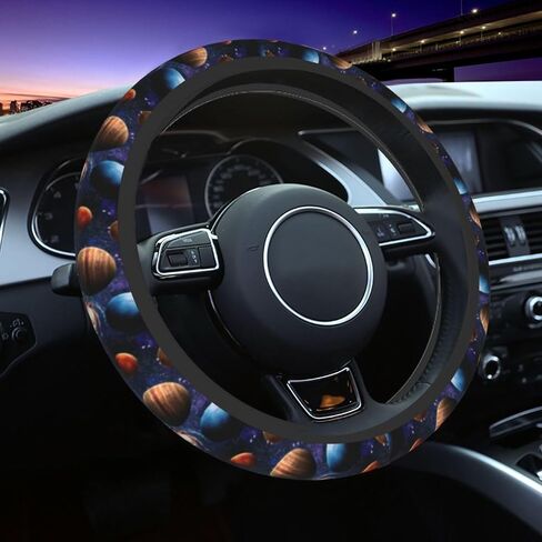 Dalmatian Print Steering Wheel Cover Auto Steering Wheel Protector 15 inch Fit Auto SUV Vans Trucks in Saudi Arabia