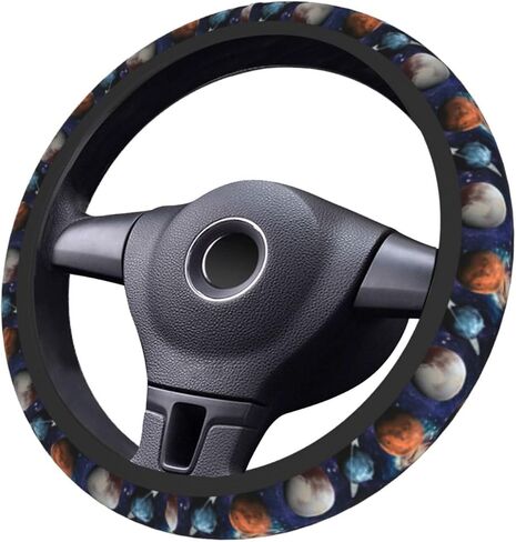 Dalmatian Print Steering Wheel Cover Auto Steering Wheel Protector 15 inch Fit Auto SUV Vans Trucks in Saudi Arabia