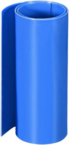 أنبوب الانكماش الحراري PVC من Uxcell مقاس 150 مم، غلاف عرض مسطح لطبقة مزدوجة 18650، 1 متر شفاف in Kuwait