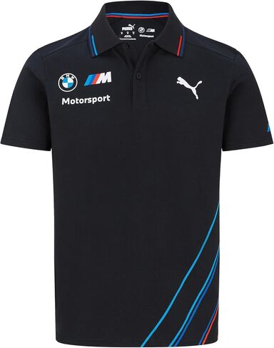 قميص بولو لفريق BMW Motorsports للرجال باللون الفحمي in Saudi Arabia