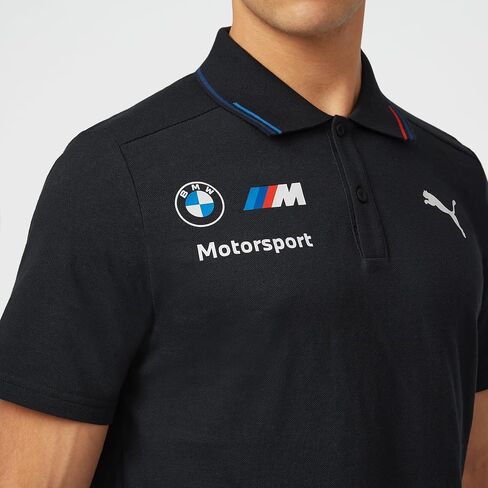 قميص بولو لفريق BMW Motorsports للرجال باللون الفحمي in Saudi Arabia