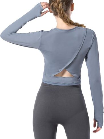 قمصان نسائية قصيرة الأكمام من DREAM SLIM بأكمام قصيرة ملتفة لليوجا والجيم، قمصان علوية أساسية للتمرين in Saudi Arabia
