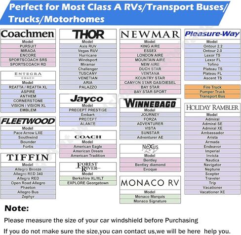 مظلة الزجاج الأمامي لحافلة Big Ant RV، مظلة شمسية عاكسة للأشعة فوق البنفسجية بقوة 240 طن تحافظ على برودة منزل RV الخاص بك، مخصصة للمركبات الترفيهية الأمامية والشاحنات والبيوت المتنقلة والحافلات الكبيرة in Kuwait